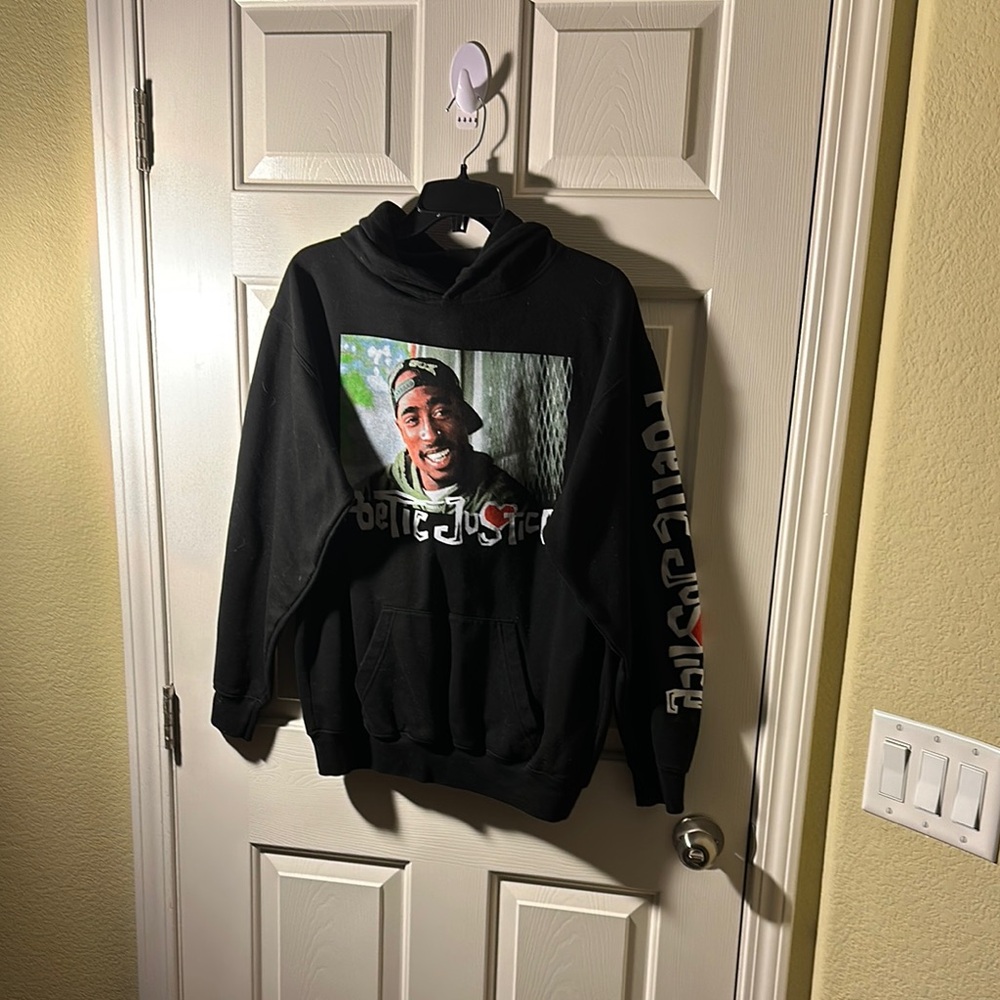 Black Tupac Hoodie